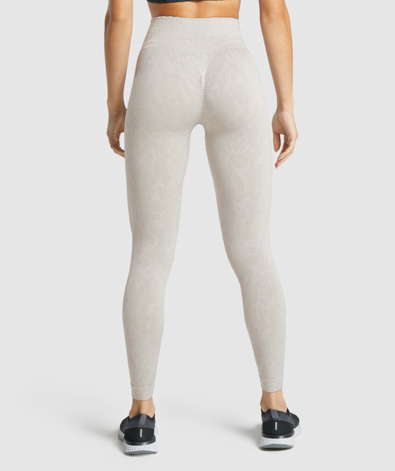 Adapt Animal Leggins Sin Costuras Gymshark Mariposa Gris