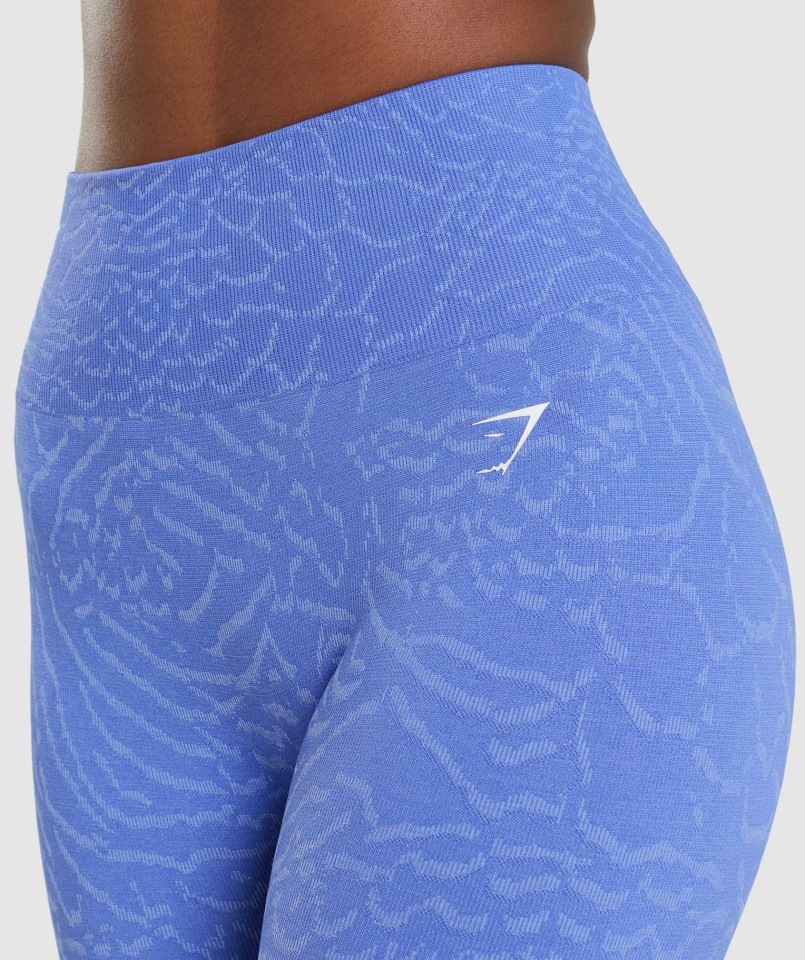 Adapt Animal Leggings Sin Costuras Híbrido-corte Azul Gymshark