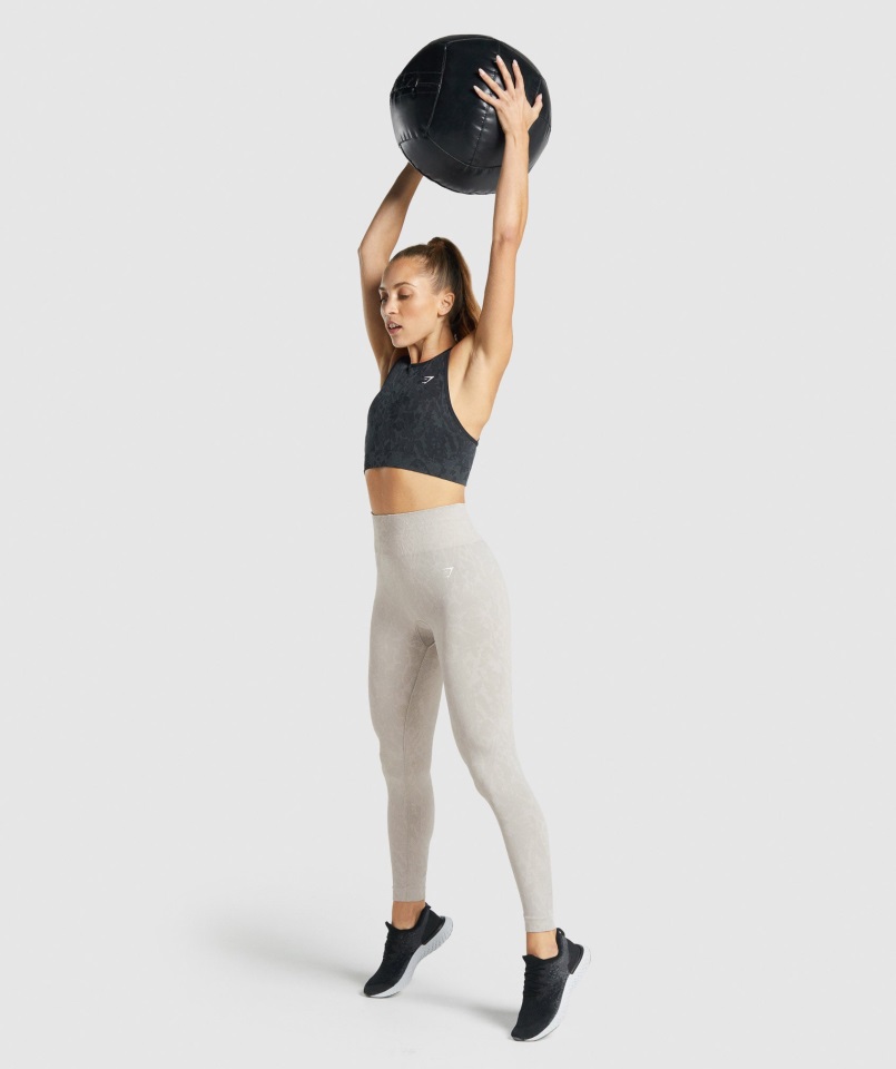 Sujetador Deportivo Adapt Animal Sin Costuras Mariposa-negro Gymshark