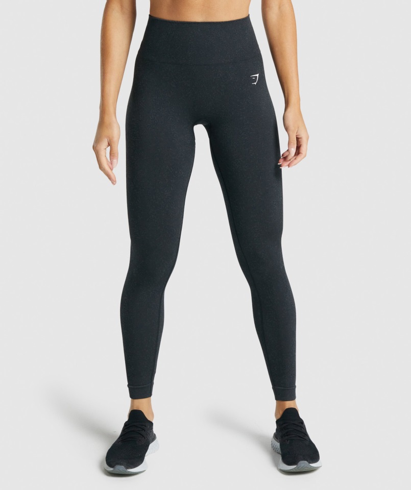 Adapt Leggins Sin Costuras Fleck Gymshark Mineral-negro
