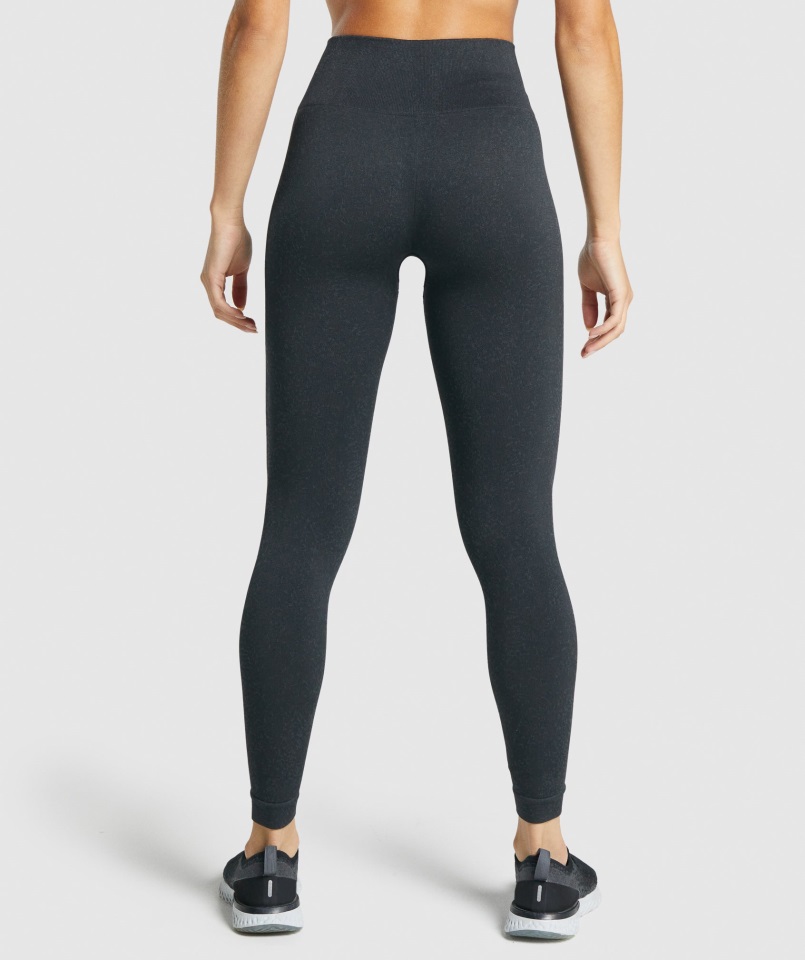 Adapt Leggins Sin Costuras Fleck Gymshark Mineral-negro