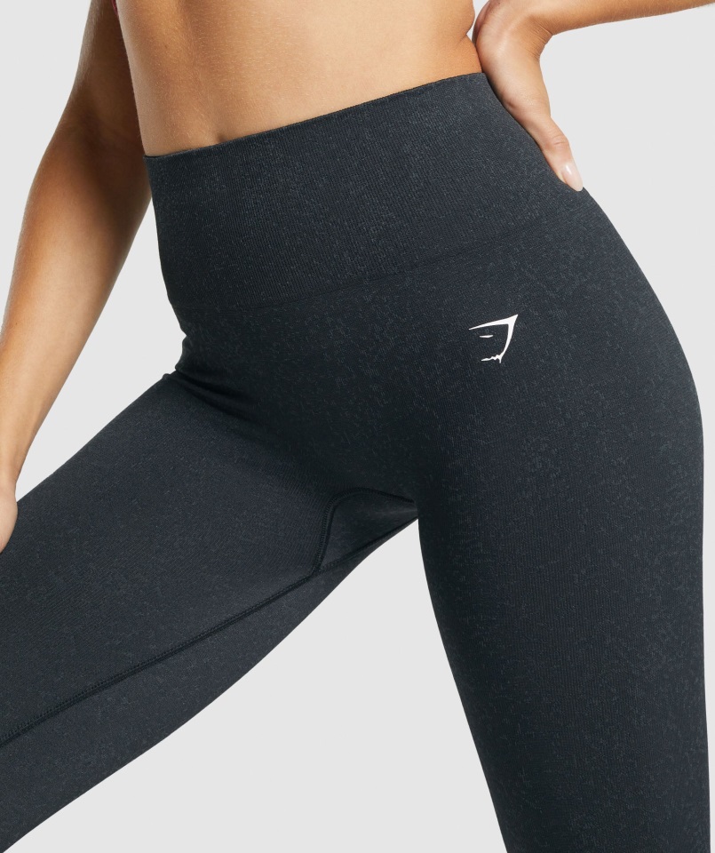 Adapt Leggins Sin Costuras Fleck Gymshark Mineral-negro