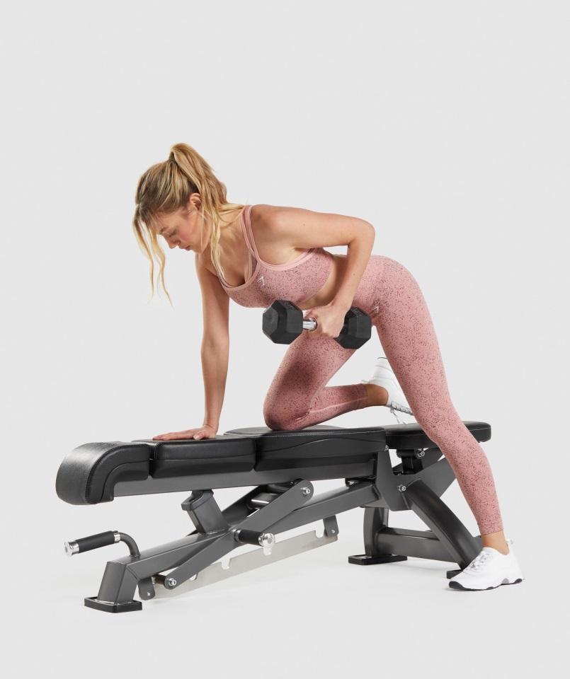 Sujetador Deportivo Adapt Fleck Sin Costuras Mineral-paige Rosa Gymshark