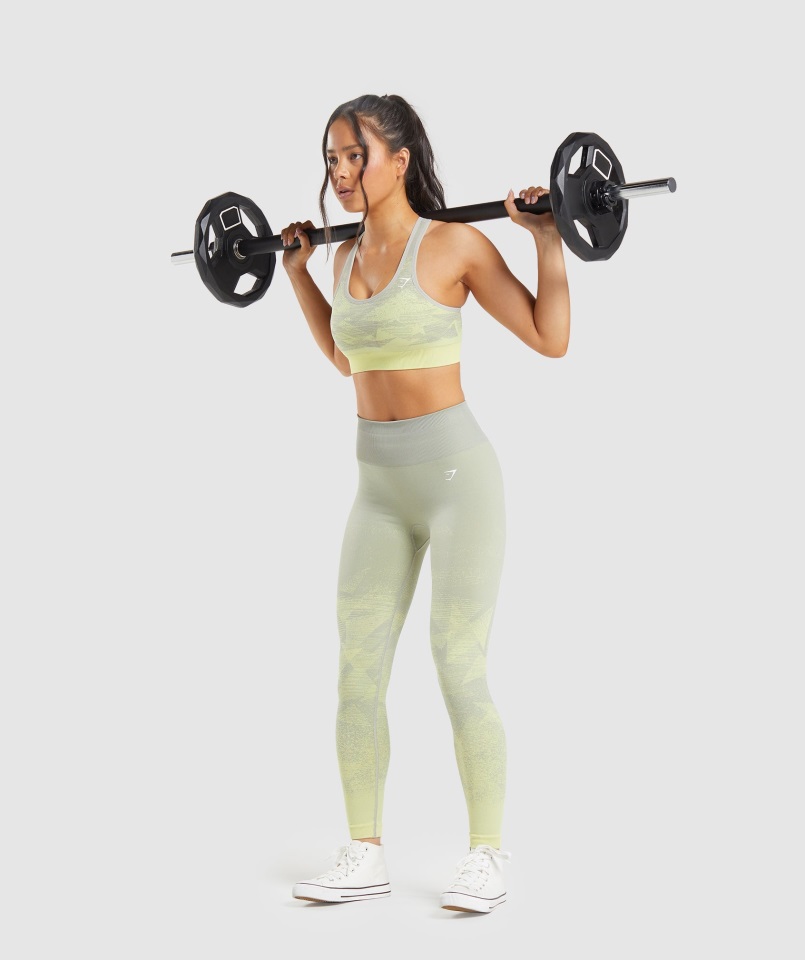 Adapt Ombre Leggins Sin Costuras Triángulo-taupe Gris Gymshark