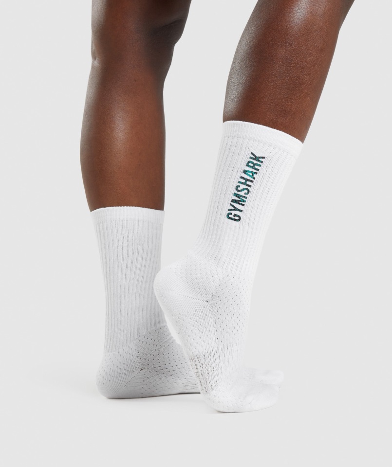 Calcetines Animal Print Blanco Gymshark