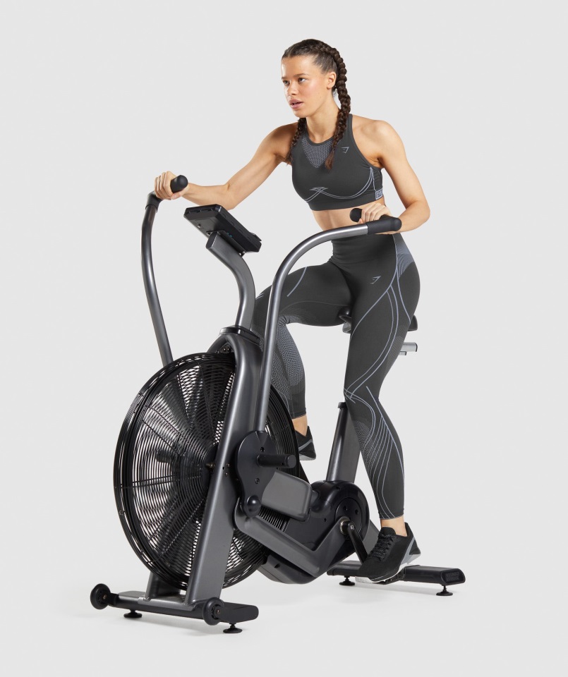 Apex Leggings De Tiro Alto Sin Costuras ónix Gris-azul Lavanda Gymshark