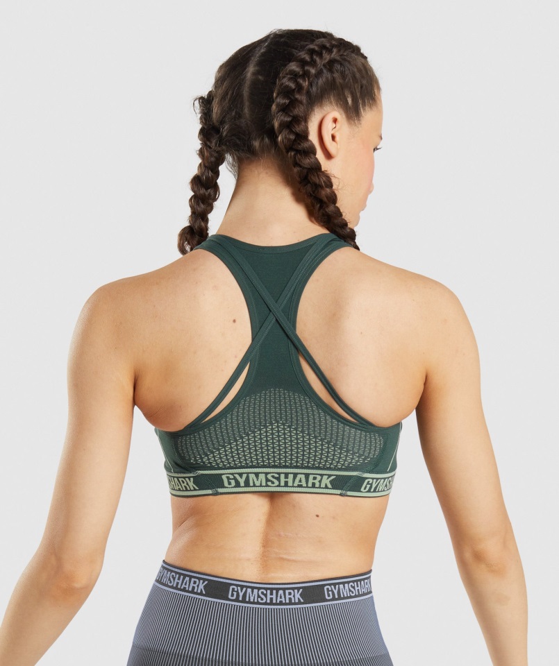 Sujetador Deportivo Sin Costuras Apex Verde Obsidiana-verde Pepino Gymshark