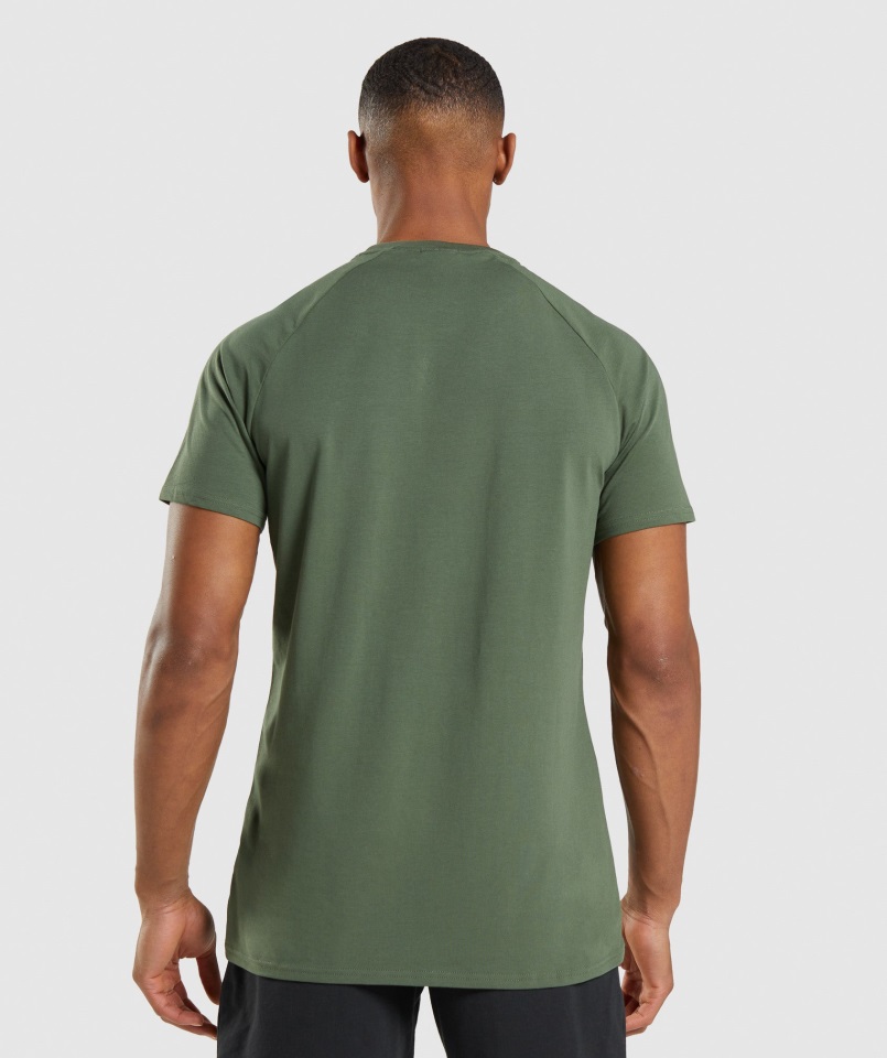 Camiseta Apollo Camo Camo Verde Gymshark