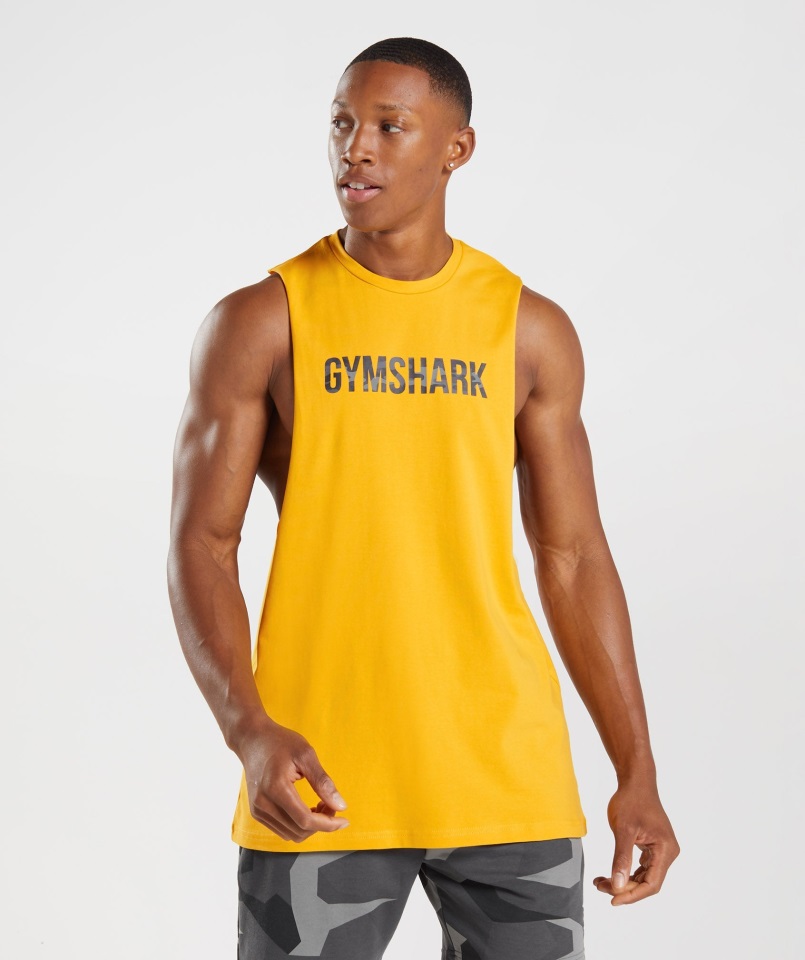 Apollo Infill Drop Arm Tanque Amarillo Azafrán Gymshark