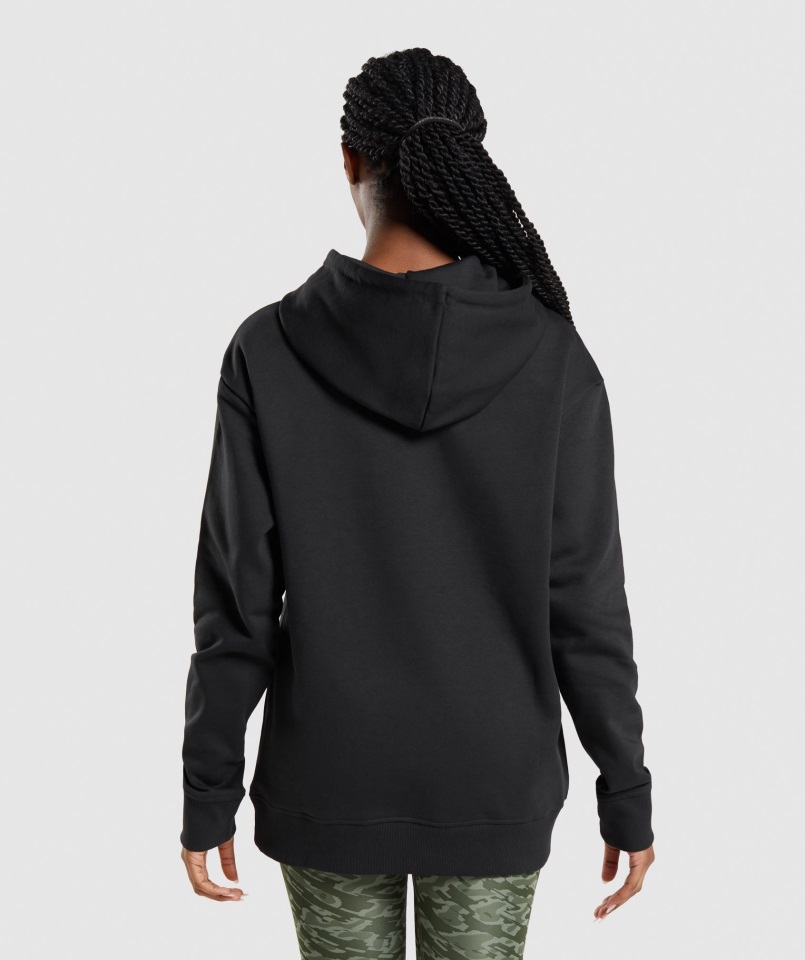 Sudadera Oversize Apollo Gymshark Negra