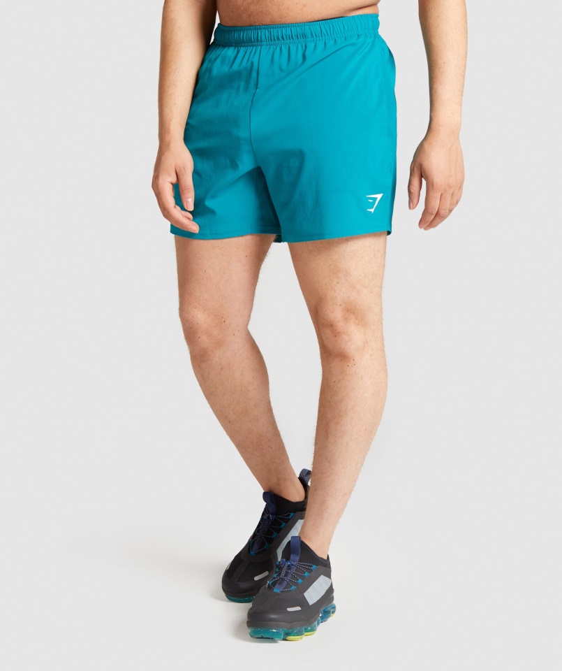 Llegada 5" Shorts Verde Azulado Gymshark