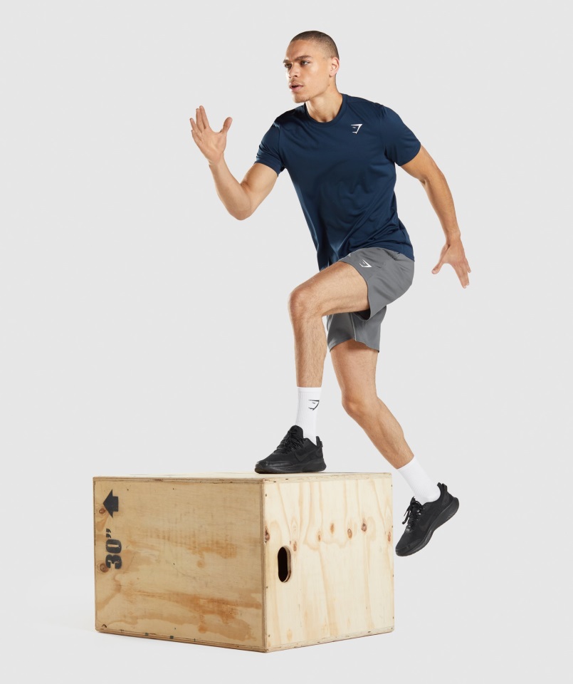 Camiseta Llegada Gymshark Azul Marino