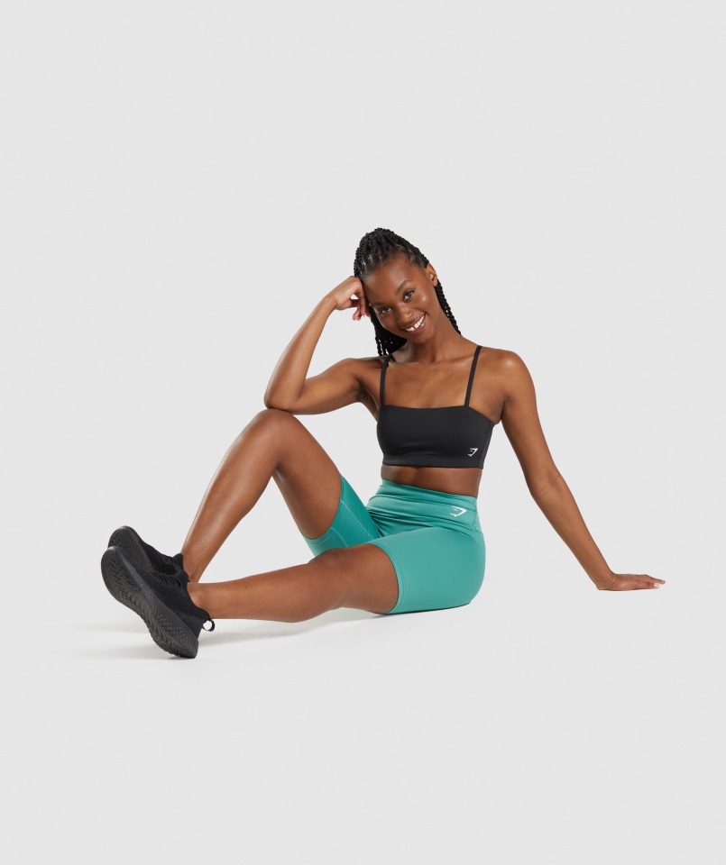 Sujetador Deportivo Bandeau Negro Gymshark