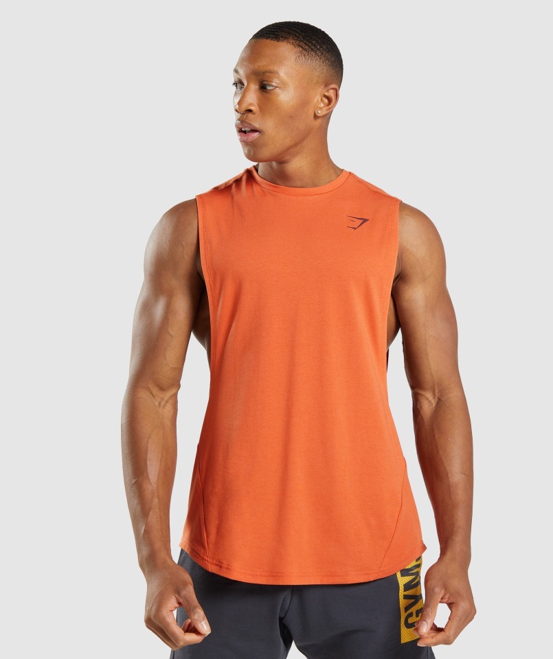 Tanque De Brazo Audaz Arcilla Naranja Gymshark