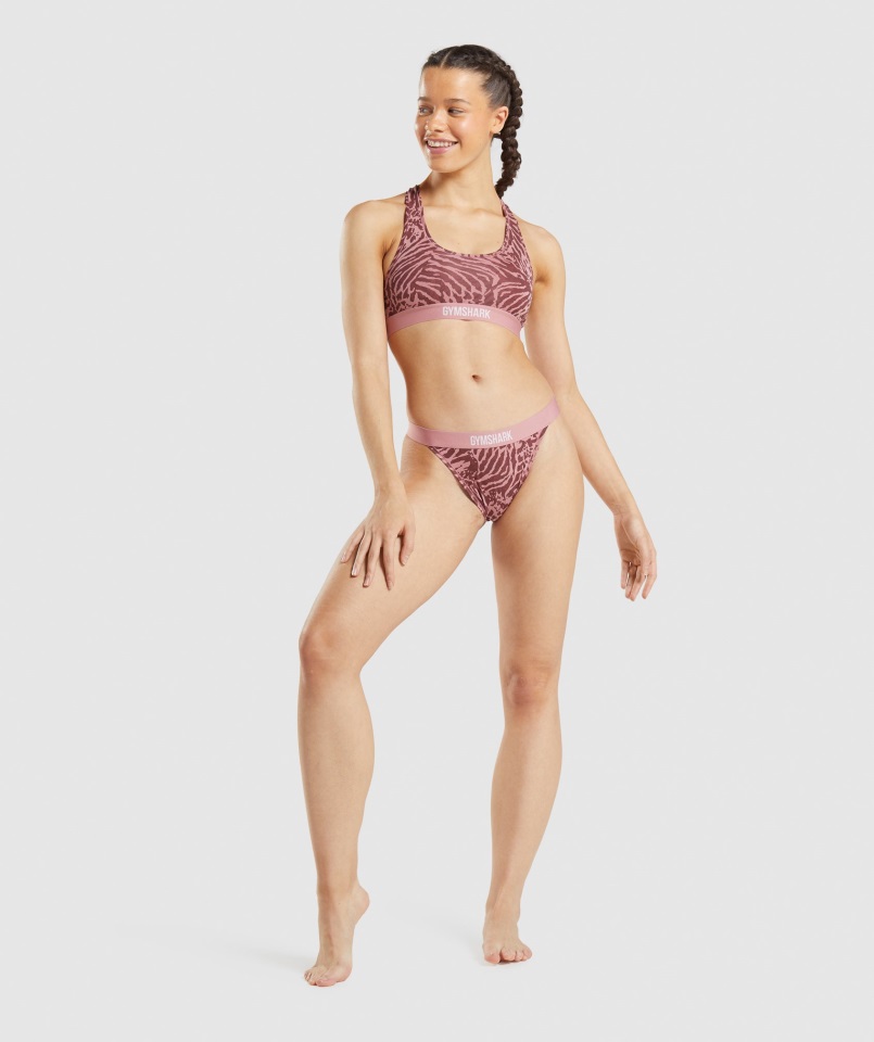 Bralette De Algodón Alice Rosa Gymshark