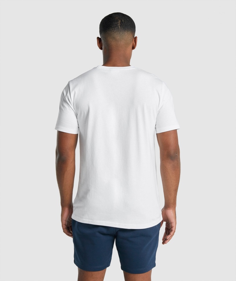 Camiseta Cresta Blanca Gymshark
