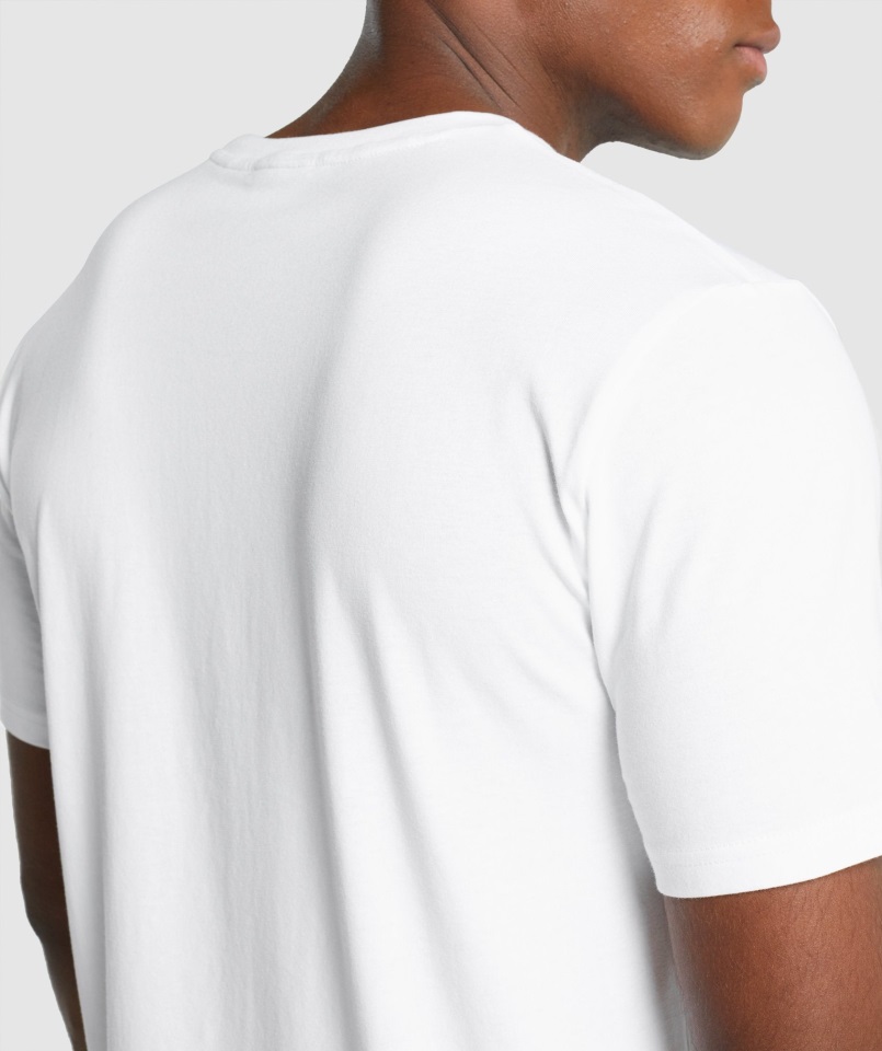 Camiseta Cresta Blanca Gymshark