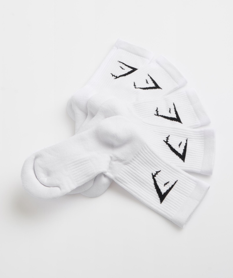 Paquete De 5 Calcetines Gymshark Blancos