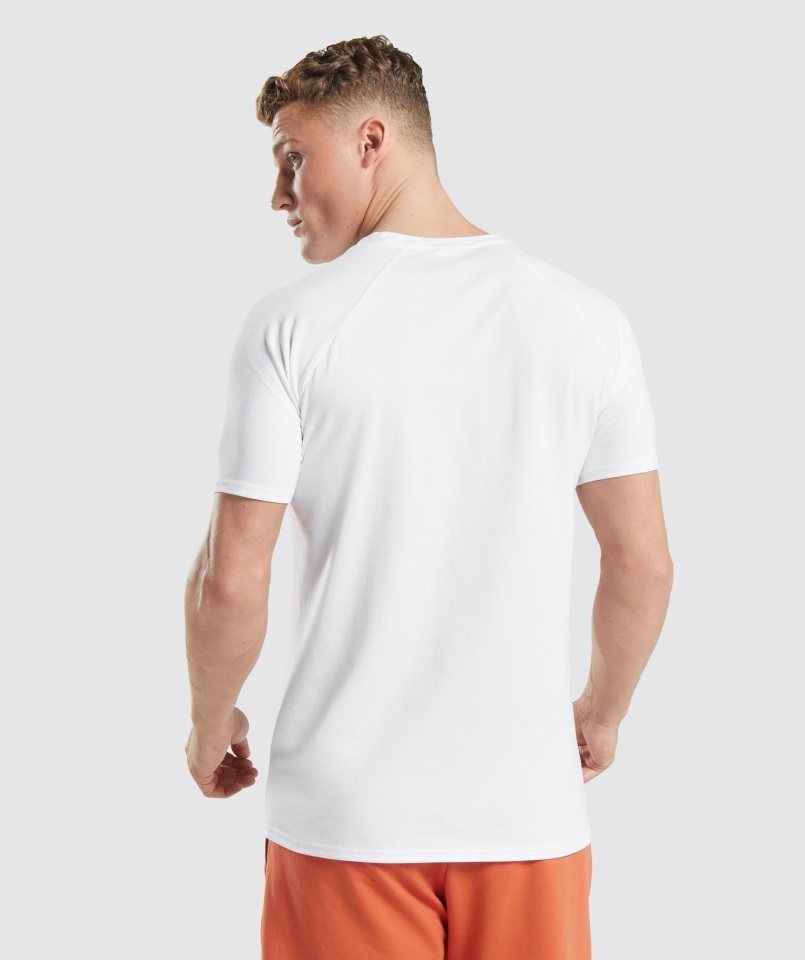 Camiseta Crítica Gymshark Blanco