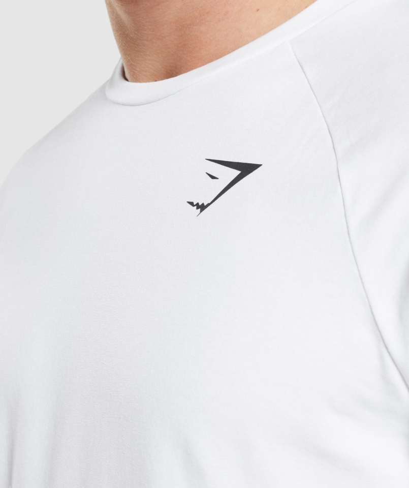 Camiseta Crítica Gymshark Blanco