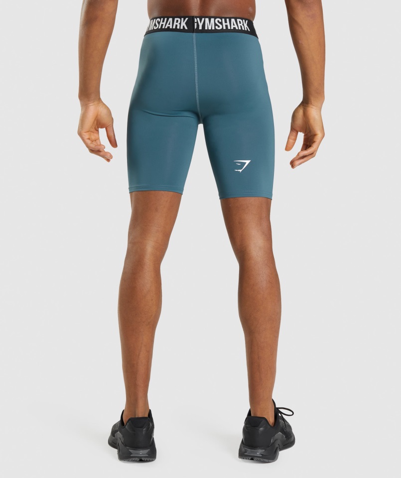 Elemento Baselayer Shorts Verde Azulado Tuscan Gymshark