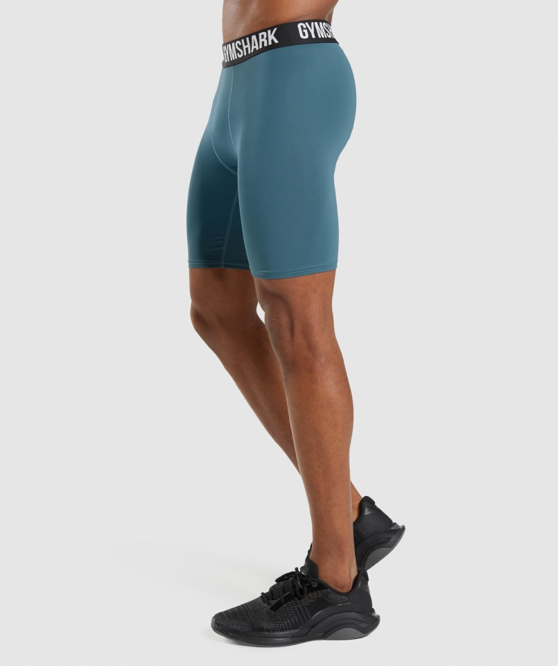 Elemento Baselayer Shorts Verde Azulado Tuscan Gymshark