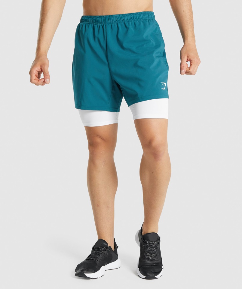 Pantalón Corto Element Baselayer Blanco Gymshark