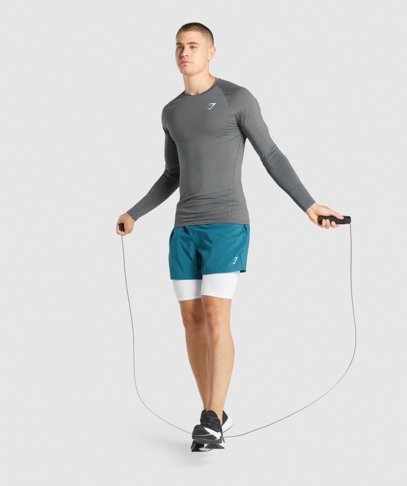 Pantalón Corto Element Baselayer Blanco Gymshark
