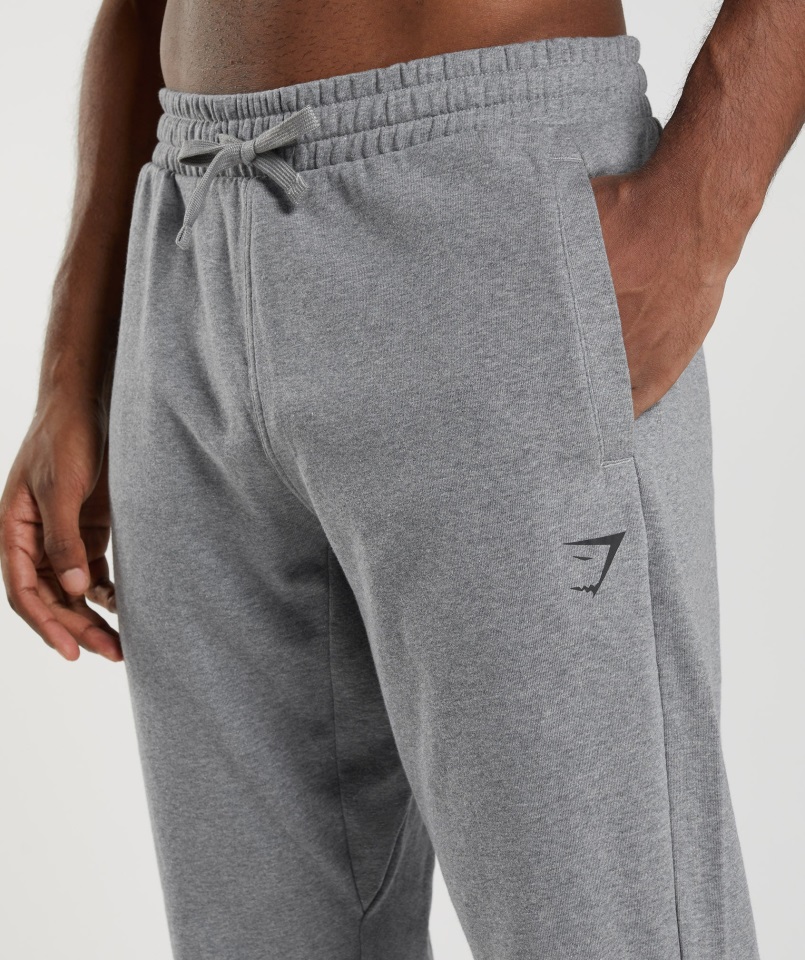 Joggers Extragrandes Esenciales Gris Antracita Jaspeado Gymshark