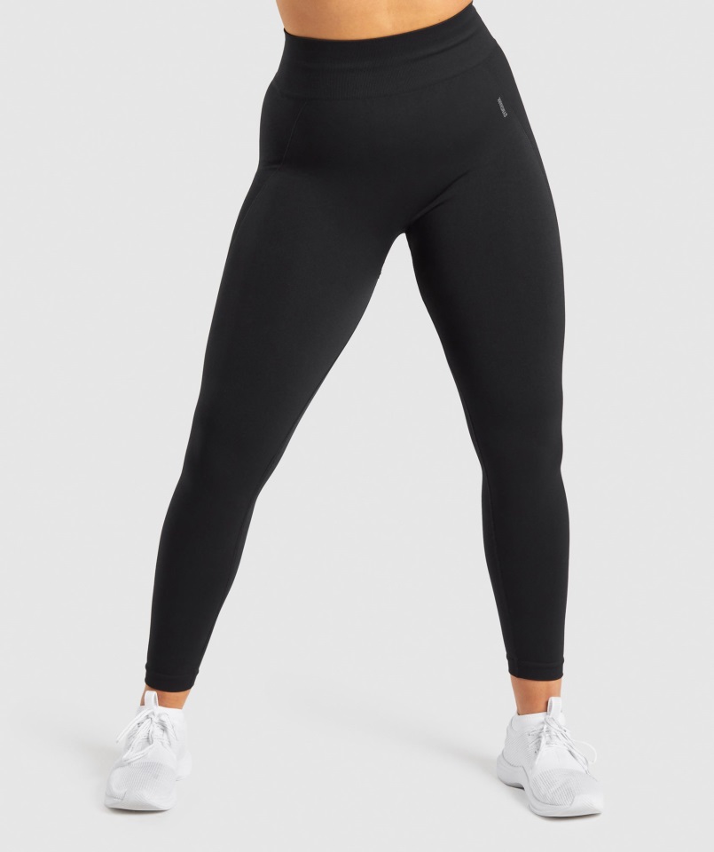 Leggins Flex Cintura Alta Gymshark Negro-carbón