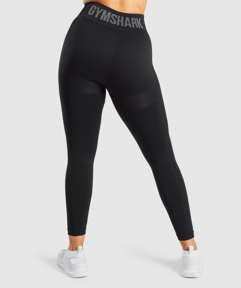 Leggins Flex Cintura Alta Gymshark Negro-carbón