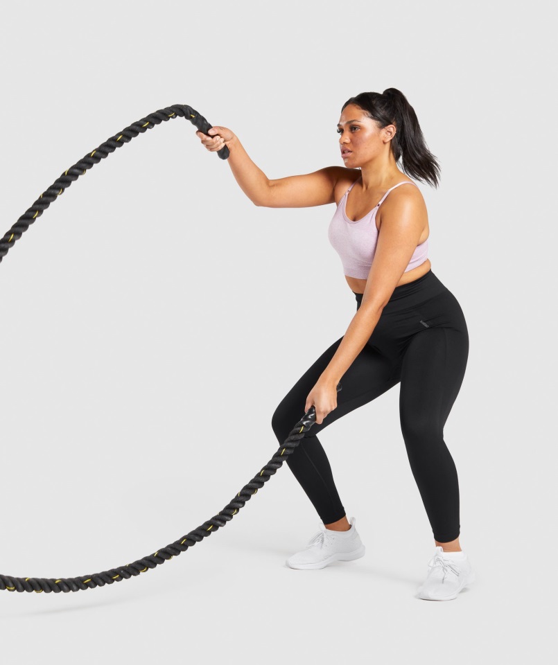 Leggins Flex Cintura Alta Gymshark Negro-carbón