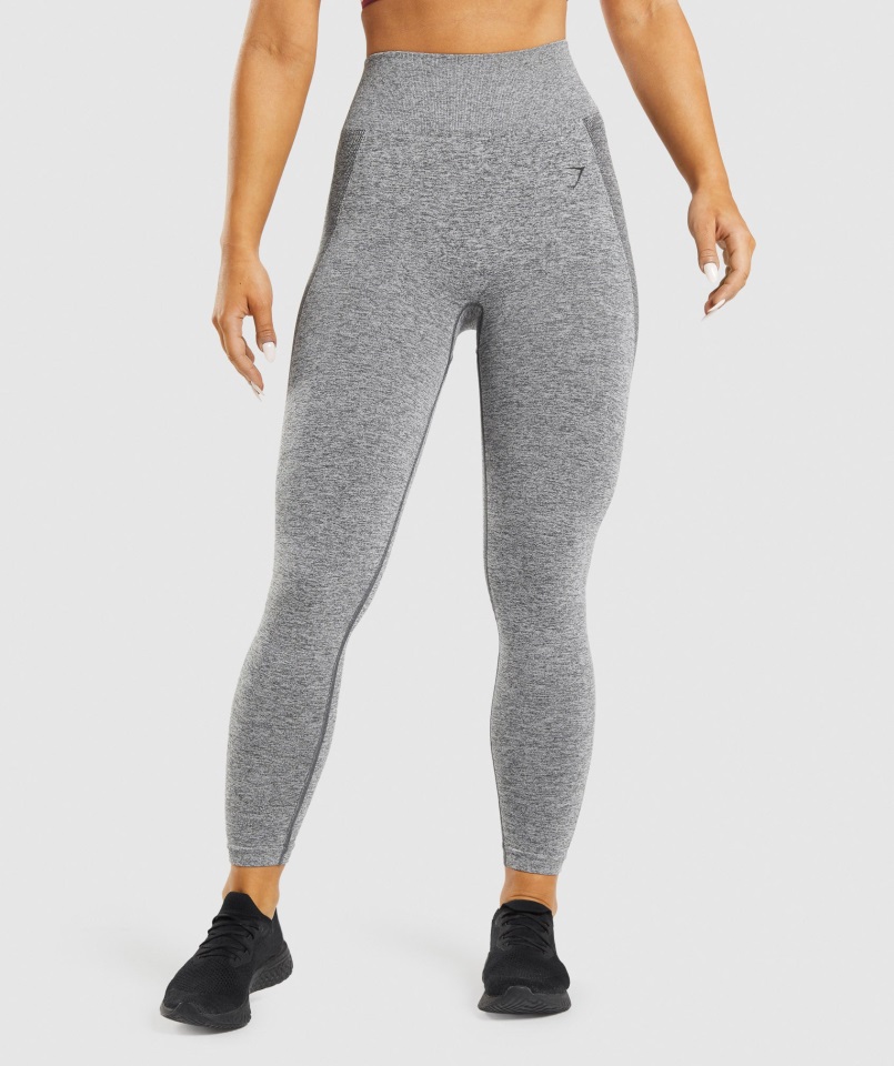 Leggins Flex Cintura Alta Gris Jaspeado Gymshark