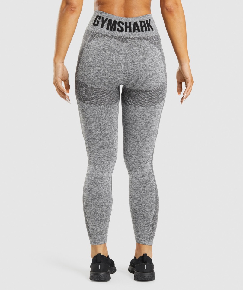 Leggins Flex Cintura Alta Gris Jaspeado Gymshark