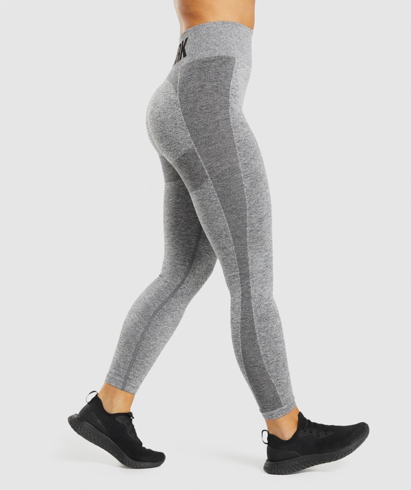 Leggins Flex Cintura Alta Gris Jaspeado Gymshark