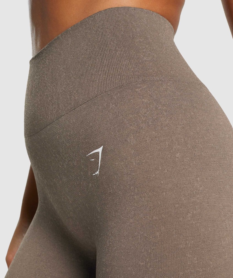 Leggings Gymshark Adapt Fleck Sin Costuras Marrón-mineral