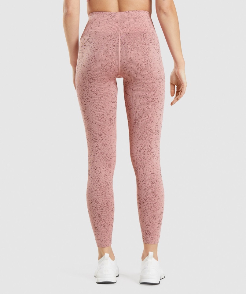 Leggings Gymshark Adapt Fleck Sin Costuras Mineral-paige Rosa