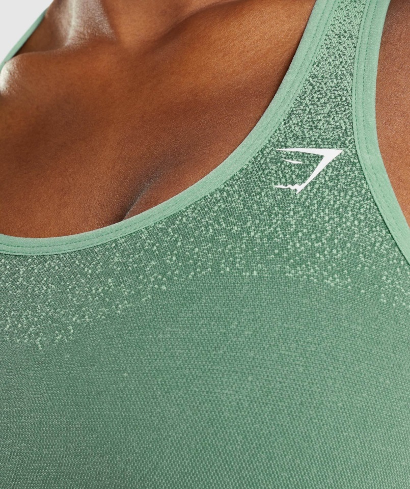 Sujetador Deportivo Gymshark Adapt Ombre Sin Costuras Verde-verde Claro