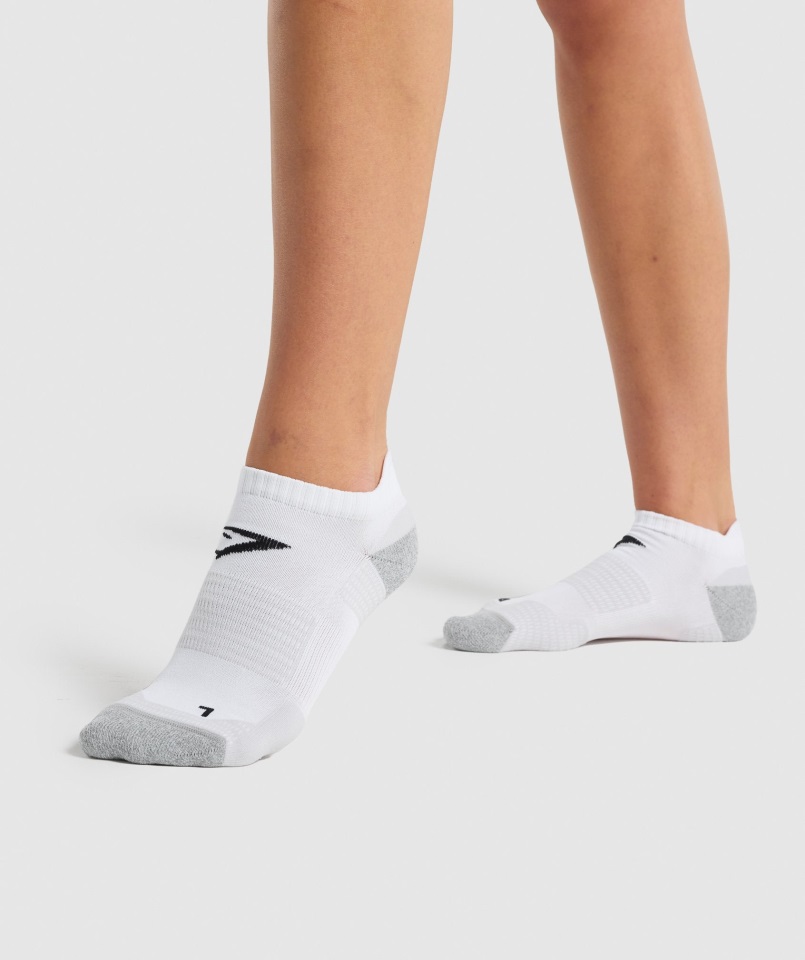 Calcetines Tobilleros Gymshark Blanco