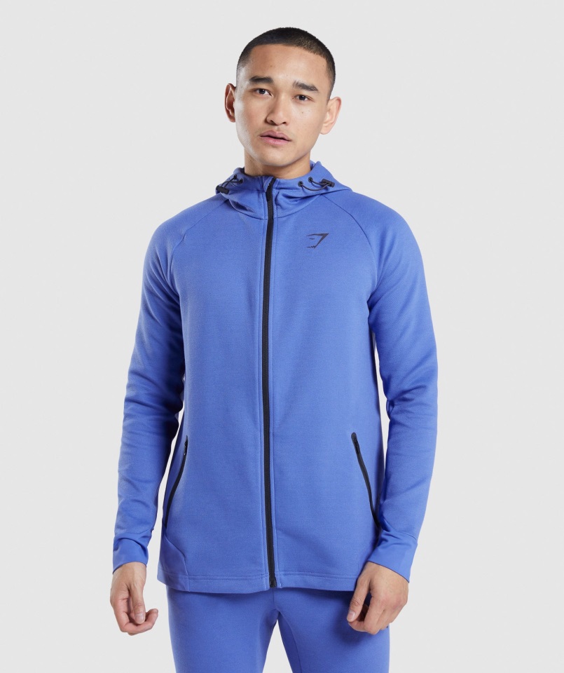 Chaqueta Técnica Gymshark Apex Azul Corte