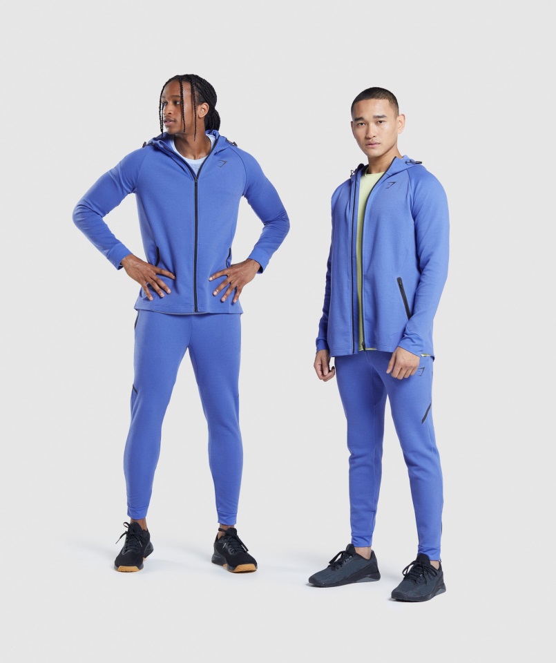 Chaqueta Técnica Gymshark Apex Azul Corte