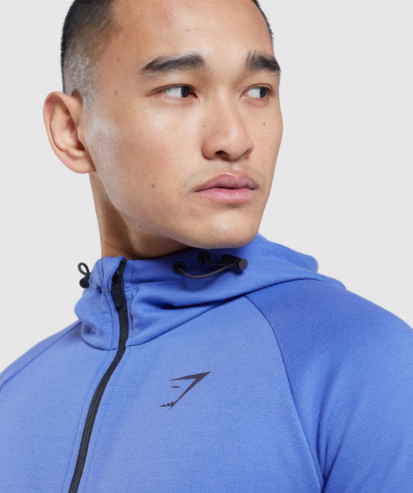 Chaqueta Técnica Gymshark Apex Azul Corte