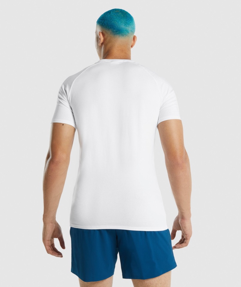 Camiseta Gymshark Apollo Blanca