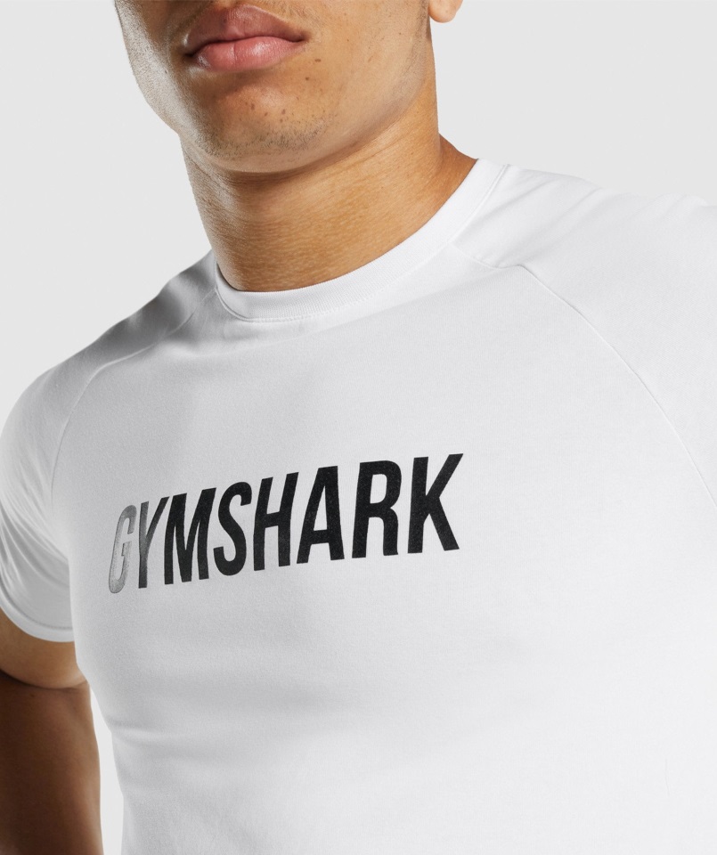 Camiseta Gymshark Apollo Blanca