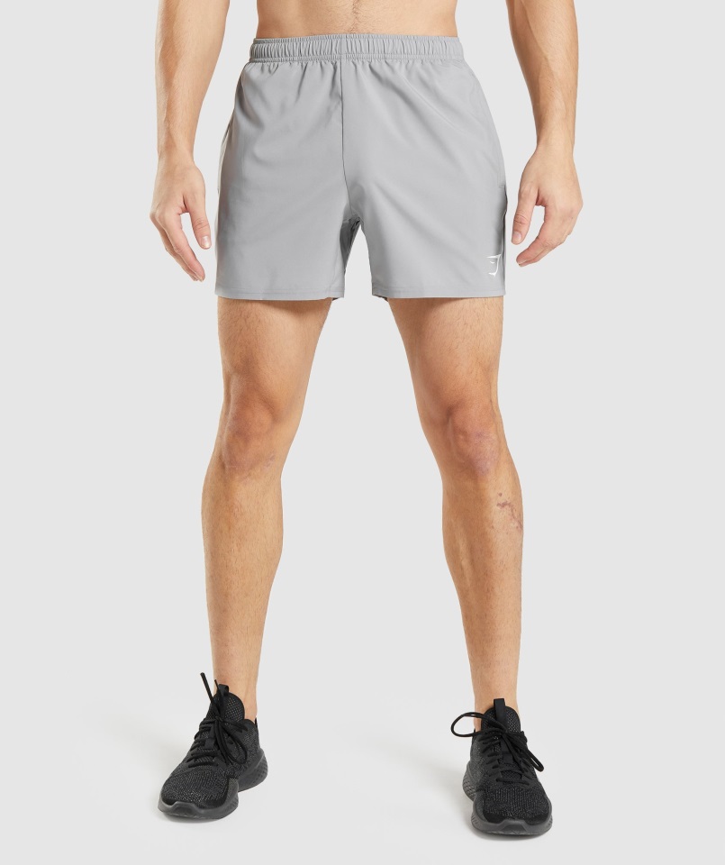 Gymshark Llegada 5" Pantalones Cortos Gris Humo