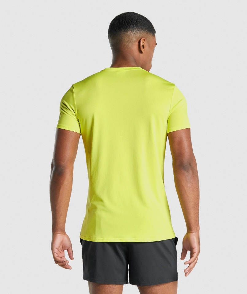Gymshark Llegada Gráfico Camiseta Amarilla