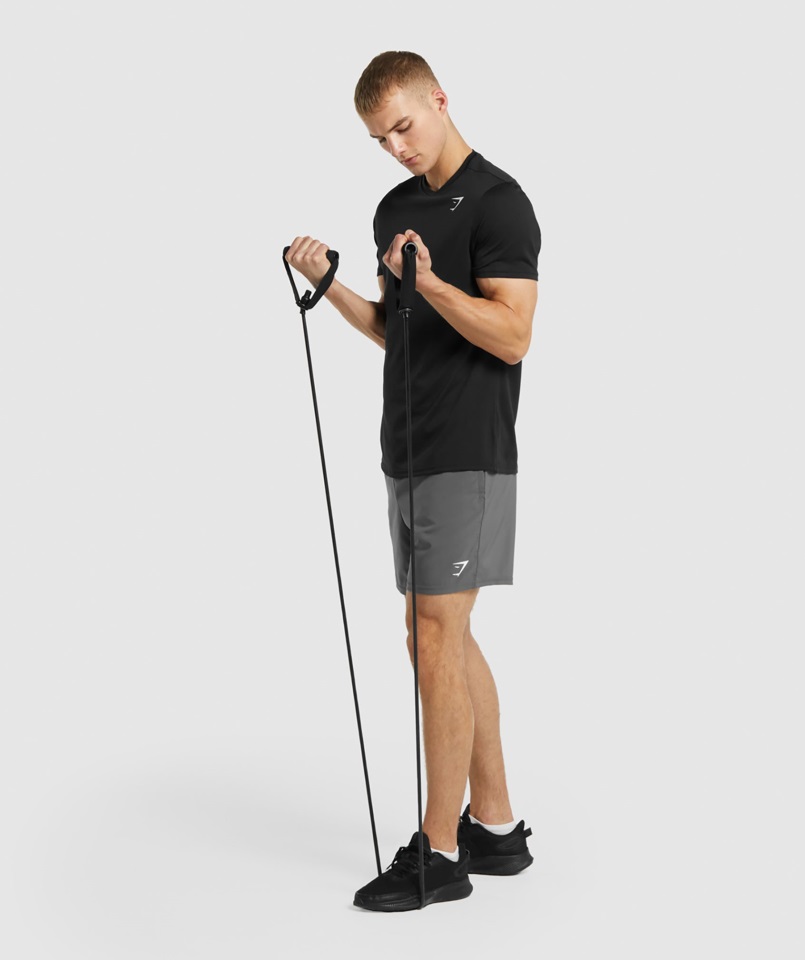 Gymshark Llegada Regular Fit Camiseta Negra