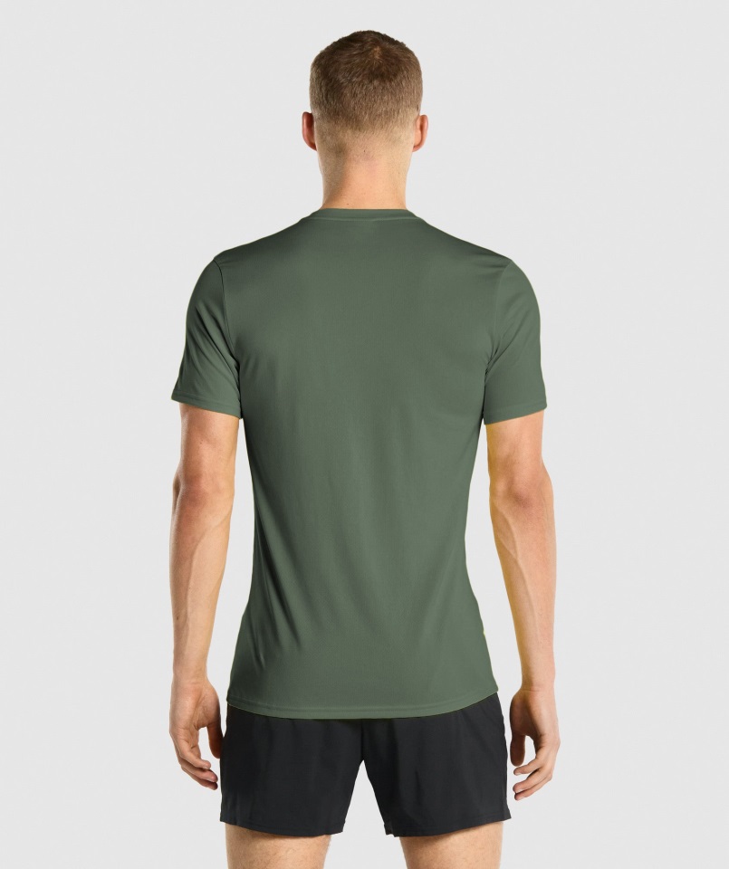 Camiseta Gymshark Llegada Verde