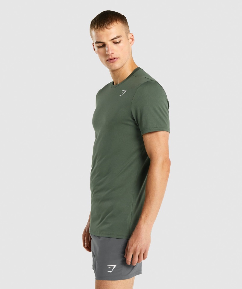 Camiseta Gymshark Llegada Verde