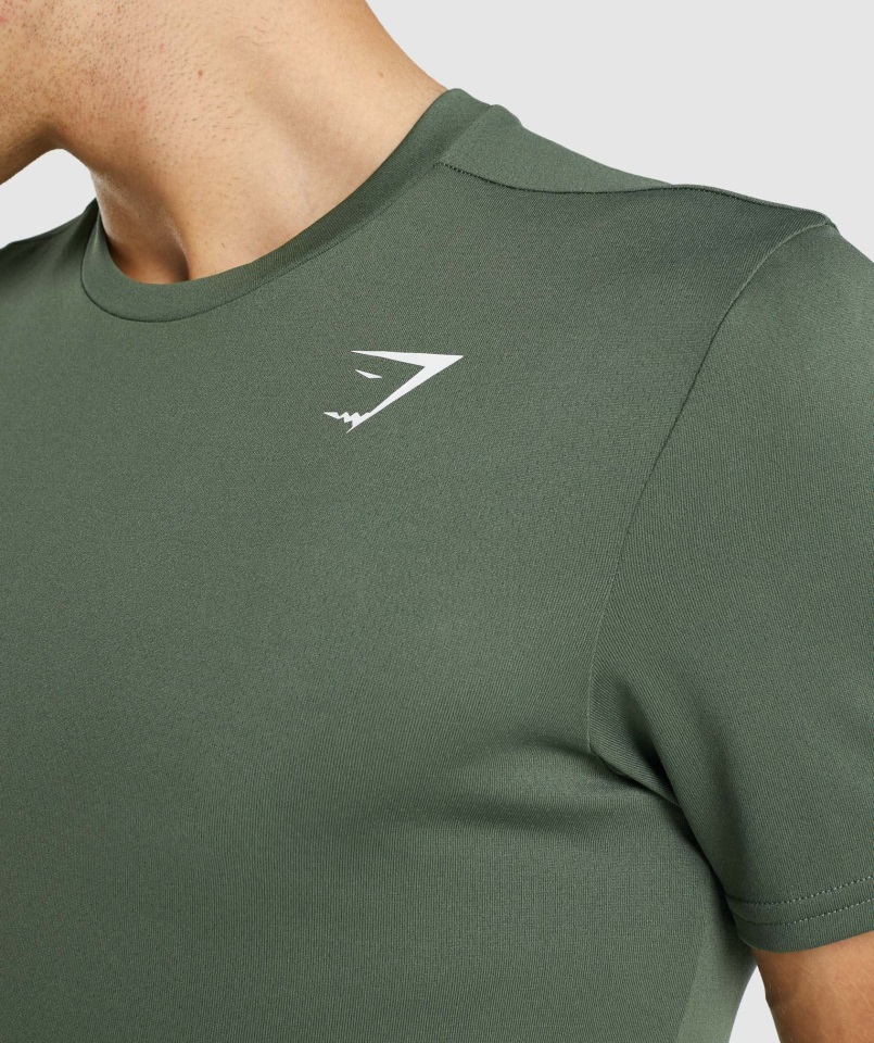 Camiseta Gymshark Llegada Verde
